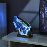 Dolphins and Turtles Undersea Ocean Diorama Epoxy Resin Lamp, Night Light
