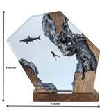 Shark & Diver - High Quality Epoxy Resin Lamp