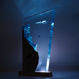 Whale Shark & Diver - High Quality Epoxy Resin Lamp