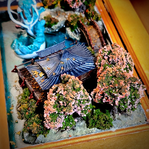 Dragon Haku Ghibli Japan Temp Diorama Treasure Mistery Box Gift Epoxy Resin, Night Light