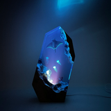 Manta Rays & Jellyfish - Epoxy Resin Lamp